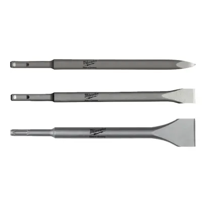 Sekáče SDS-Plus 250 mm Milwaukee Sada 3 ks (MI49324300010)