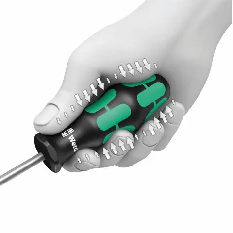 Wera 105650 Šroubováky Kraftform Plus Lasertip 334/6 (Sada 6 ks a stojánek) (W05105650001)