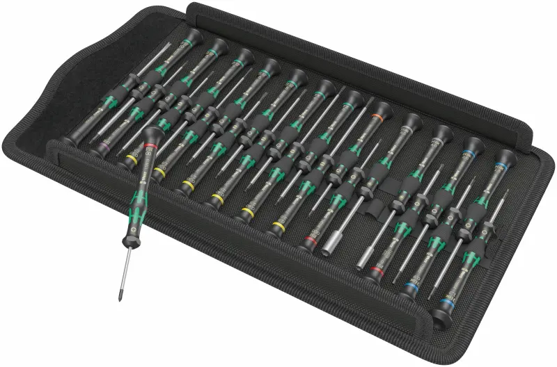 Wera 134000 Šroubováky Wera k použití v elektronice Kraftform Micro Big Pack 1 (Sada 25 dílů) (W05134000001)
