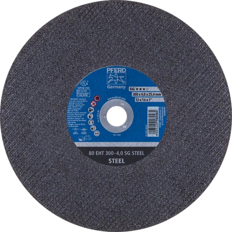 80EHT300-4,0 A24 R SG/25,4  KOTOUČ ŘEZNÝ A R SG-EL (PF4007220162484)