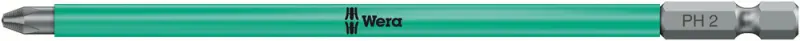 Wera 203914 Šroubovací bit 1/4" Hex PH 2 x 200 mm, typ 853/4 ACR® SL s pouzdrem, magnetizovaný (W05203914001)