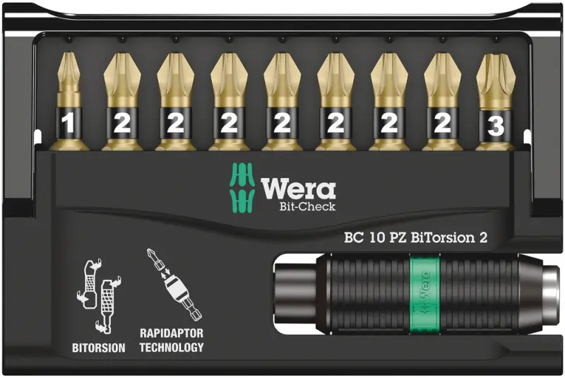 Bity Torzní - Sada (10 Ks)1 x 1/4"x75; 1 x PZ 1x25 (W05347153001)