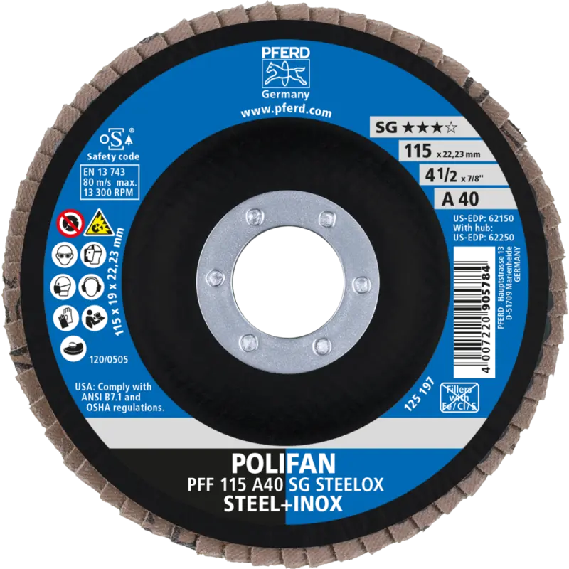 PFF 115-22 A 40 SG/22,2  KOTOUČ LAMELOVÝ SG-A (PF4007220167496)