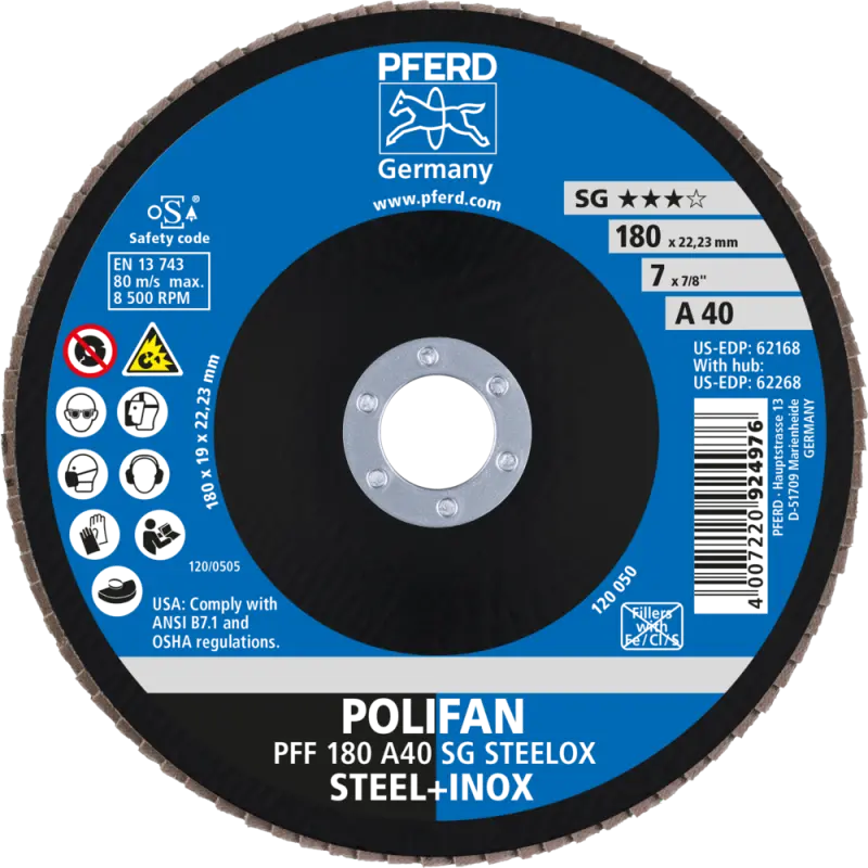 PFF 180-22 A 40 SG/22,2  KOTOUČ LAMELOVÝ SG-A (PF4007220167519)