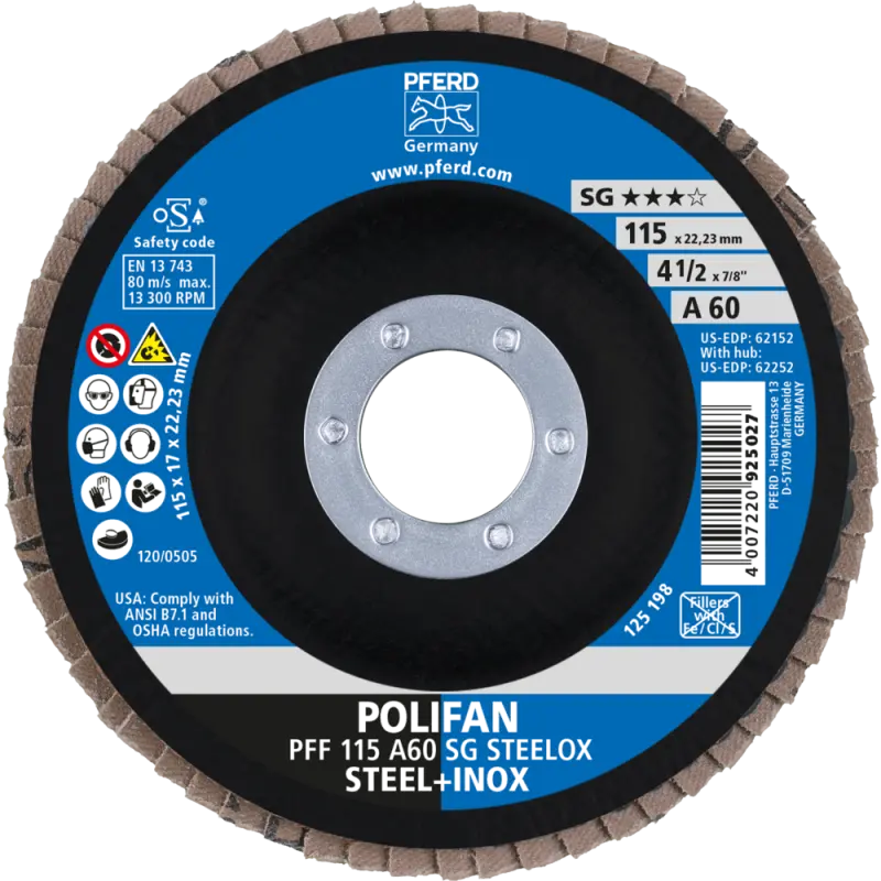 PFF 115-22 A 60 SG/22,2  KOTOUČ LAMELOVÝ SG-A (PF4007220167526)