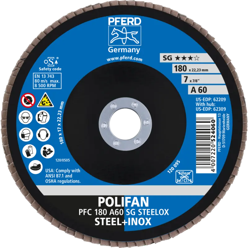 PFC 180-22 A 60 SG/22,2  KOTOUČ LAMELOVÝ SG-A (PF4007220167854)