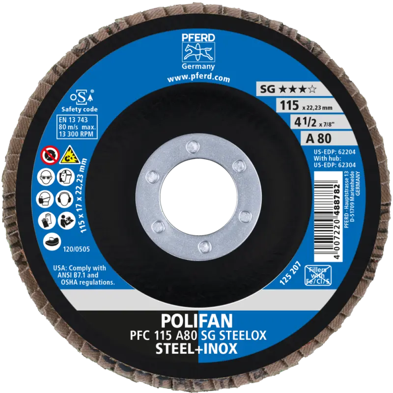 PFC 115-22 A 80 SG/22,2  KOTOUČ LAMELOVÝ SG-A (PF4007220167861)