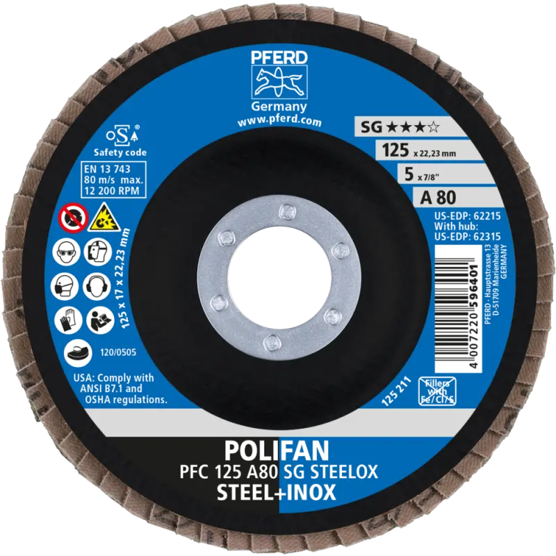 PFC 125-22 A 80 SG/22,2  KOTOUČ LAMELOVÝ SG-A (PF4007220167878)