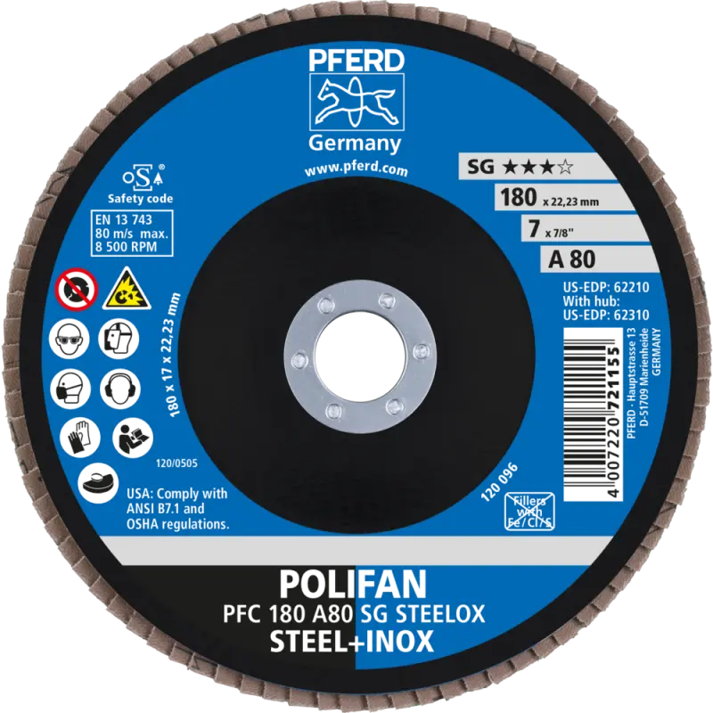 PFC 180-22 A 80 SG/22,2  KOTOUČ LAMELOVÝ SG-A (PF4007220167885)