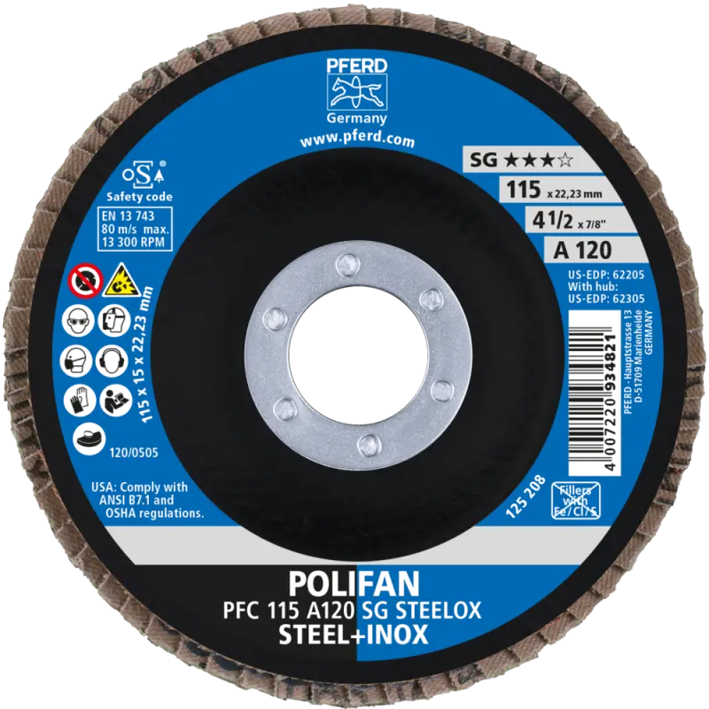 PFC 115-22 A 120 SG/22,2  KOTOUČ LAMELOVÝ SG-A (PF4007220167892)