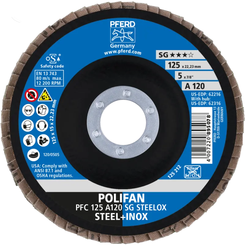 PFC 125-22 A 120 SG/22,2  KOTOUČ LAMELOVÝ SG-A (PF4007220167908)