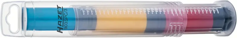 Nástrčné hlavice 17 ÷ 21 mm s plastovými návleky Hazet 903SPC/3 - sada 3 ks (EDE61800003)
