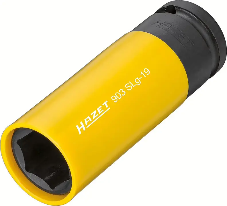 Nástrčná hlavice 1/2" 19 mm, rázová, plast. ochrana Hazet 903SLG-19 (EDE61800190)