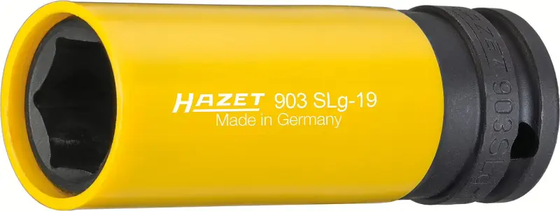 Nástrčná hlavice 1/2" 19 mm, rázová, plast. ochrana Hazet 903SLG-19 (EDE61800190)