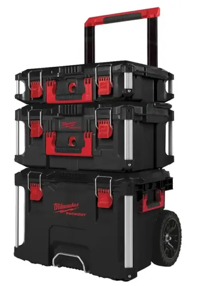 Milwaukee 4932464244 - Pojízdná sada kufrů-boxů Packout™ (3ks) (MI4932464244)