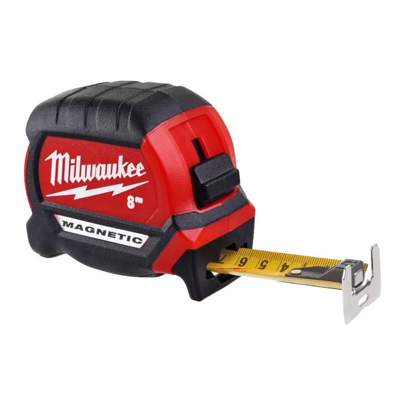 Svinovací metr Milwaukee 8 m, magnetický. Gen. III (MI4932464600)
