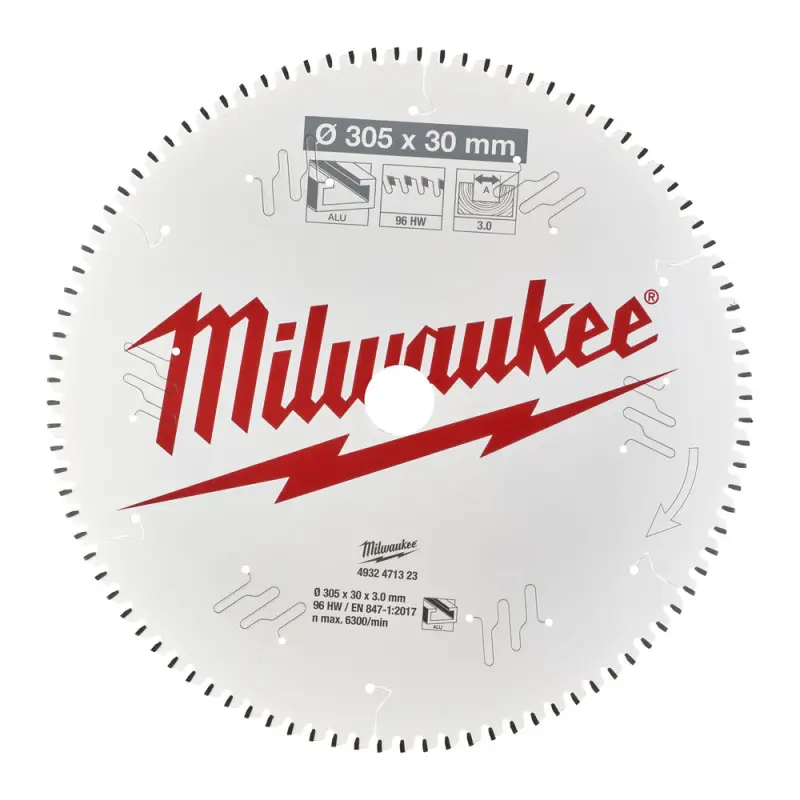 Pilový kotouč Milwaukee 4932471323 na hliník pr. 305 x 30 x 3,0 mm (96TF NEG.) (MI4932471323)