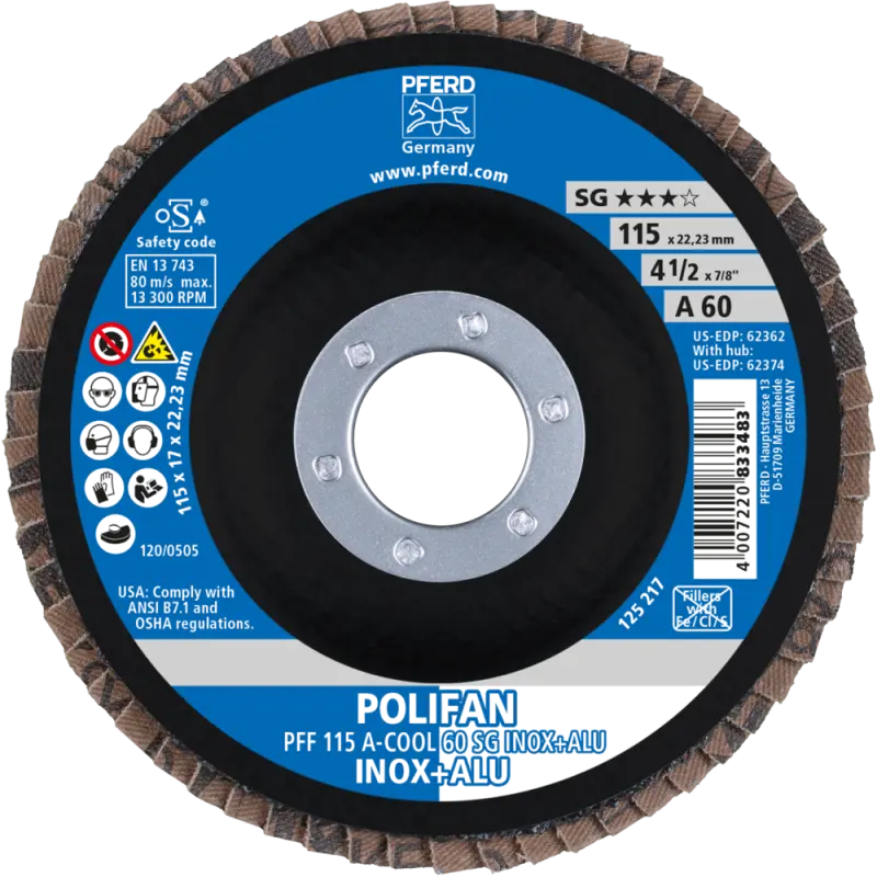 PFF 115-22 A 60 SG-COOL/22,2  KOTOUČ LAMELOVÝ SG-A (PF4007220222744)