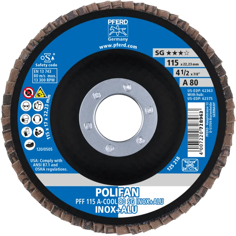 PFF 115-22 A 80 SG-COOL/22,2  KOTOUČ LAMELOVÝ SG-A (PF4007220222751)