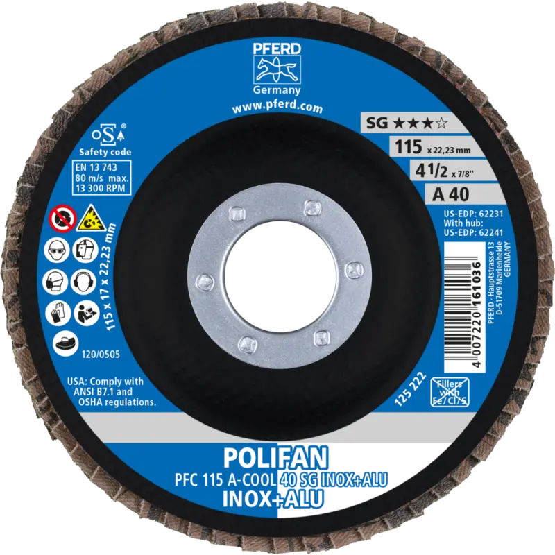 PFC 115-22 A 40 SG-COOL/22,2  KOTOUČ LAMELOVÝ SG-A (PF4007220232880)