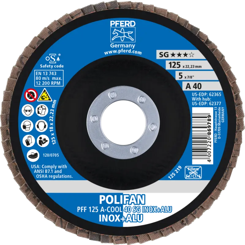 PFF 125-22 A 40 SG-COOL/22,2  KOTOUČ LAMELOVÝ SG-A (PF4007220232910)