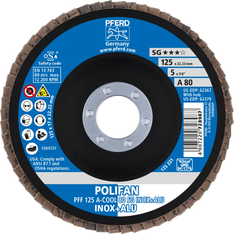 PFF 125-22 A 80 SG-COOL/22,2  KOTOUČ LAMELOVÝ SG-A (PF4007220232958)