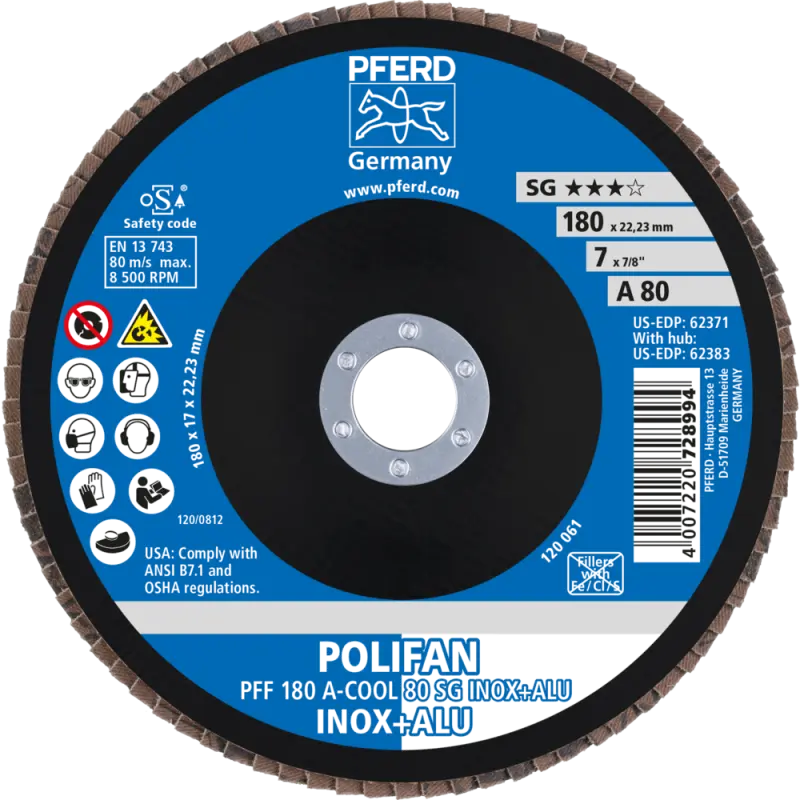 PFF 180-22 A 80 SG-COOL/22,2  KOTOUČ LAMELOVÝ SG-A (PF4007220233009)