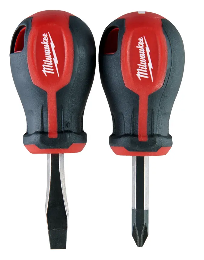 Šroubováky Milwaukee Tri-lobe, krátké dříky (PZ a SL) - Sada 2 dílů (MI4932471810)