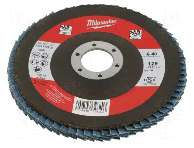 Lamelový kotouč Milwaukee Zirkonium SL 50/125 (G40) (MI4932472224)