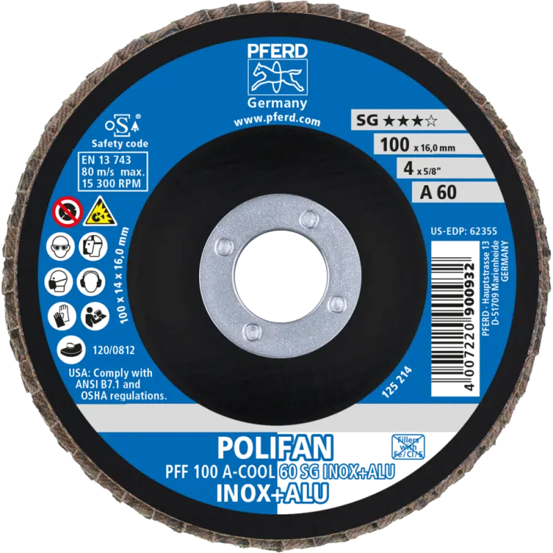 PFF 100-16 A 60 SG-COOL/16,0  KOTOUČ LAMELOVÝ SG-A (PF4007220262771)