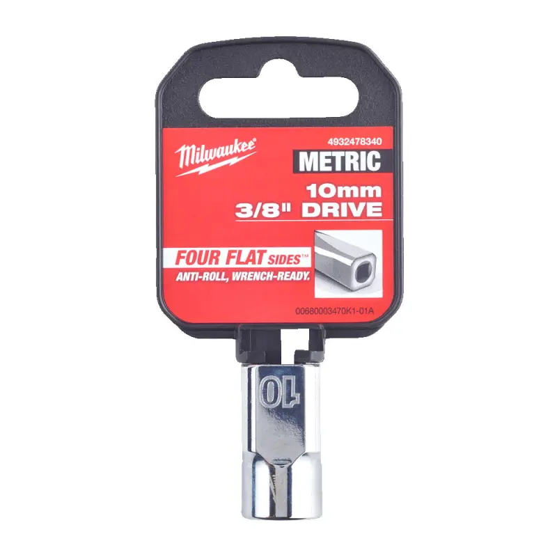Hlavice FOUR FLAT™ 3/8" 10 mm Milwaukee 4932478340 (MI4932478340)