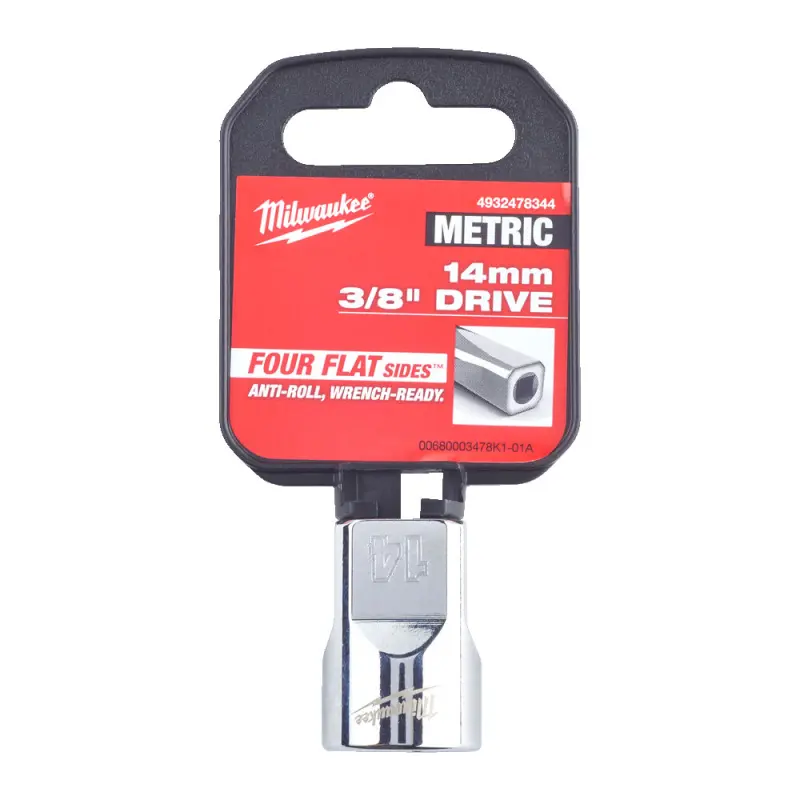 Hlavice FOUR FLAT™ 3/8" 14 mm Milwaukee 4932478344 (MI4932478344)
