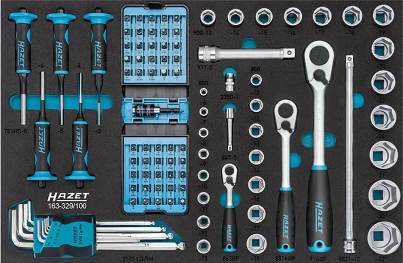 Vozik na nár.,naplneny 178N-7/204 204 ks HAZET