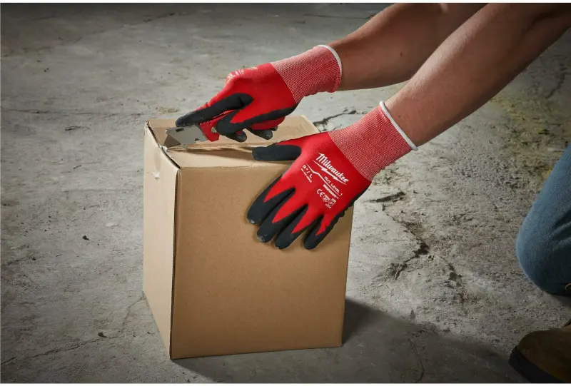 Pracovní rukavice Milwaukee BULK CUT, ochrana proti proříznutí A, velikost 7 (S), 1 pár, 4932479712