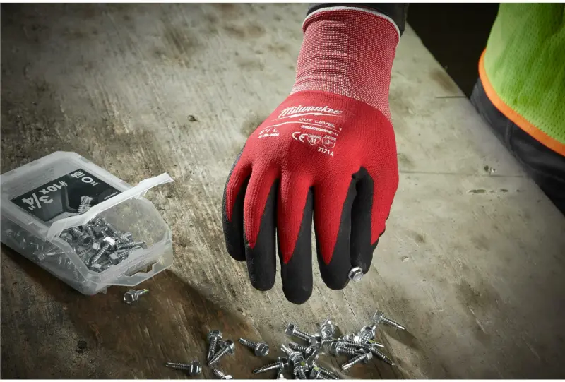 Pracovní rukavice Milwaukee BULK CUT, ochrana proti proříznutí A, velikost 7 (S), 144 párů, 4932479714