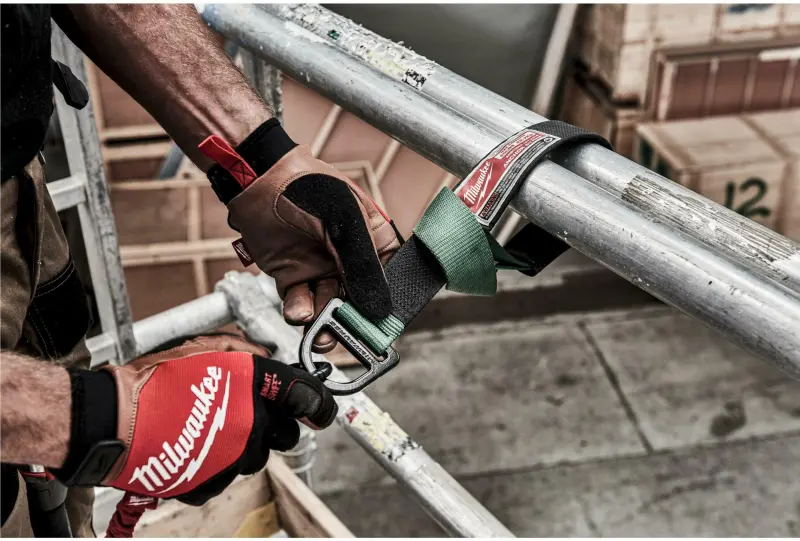 Pracovní rukavice Milwaukee HYBRID LEATHER, hybridní kožené, velikost 7 (S), 1 pár, 4932479726