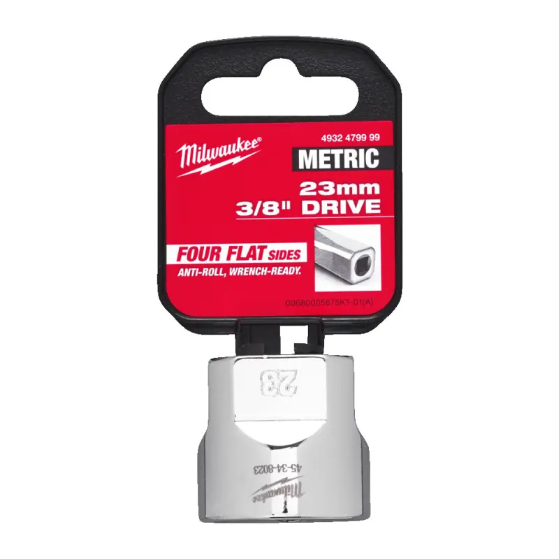 Hlavice FOUR FLAT™ 3/8" 23 mm Milwaukee 4932479999 (MI4932479999)