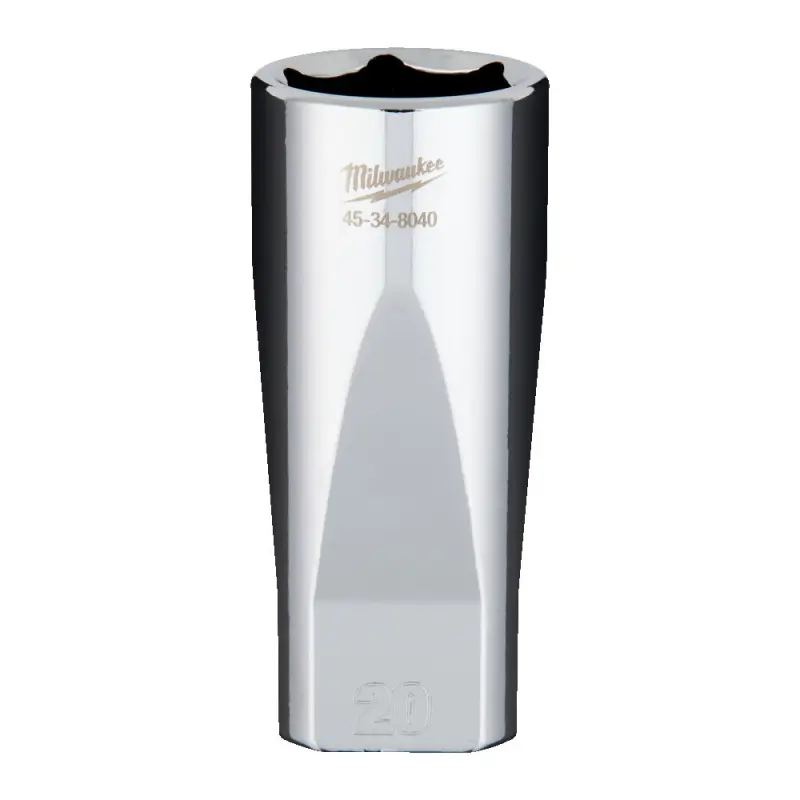 Nástrčná hlavice FOUR FLAT™ 1/2" 20 mm Milwaukee 4932480001, prodloužená (MI4932480001)