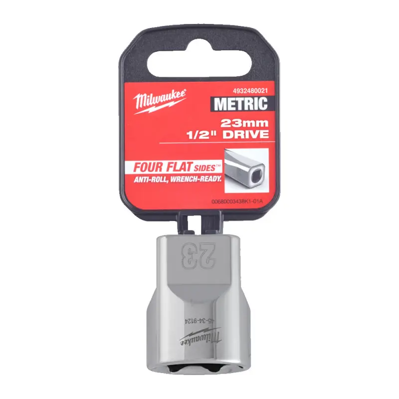 Hlavice FOUR FLAT™ 1/2" 23 mm Milwaukee 4932480021 (MI4932480021)