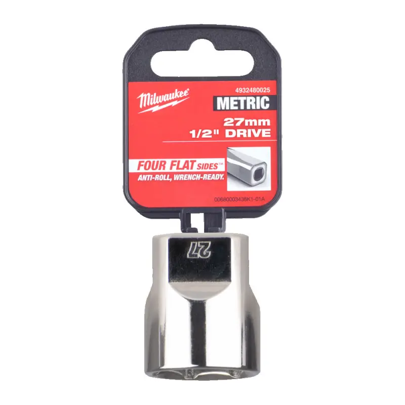 Hlavice FOUR FLAT™ 1/2" 27 mm Milwaukee 4932480025 (MI4932480025)