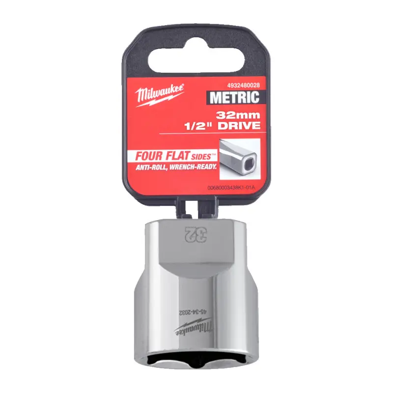 Hlavice FOUR FLAT™ 1/2" 32 mm Milwaukee 4932480028 (MI4932480028)