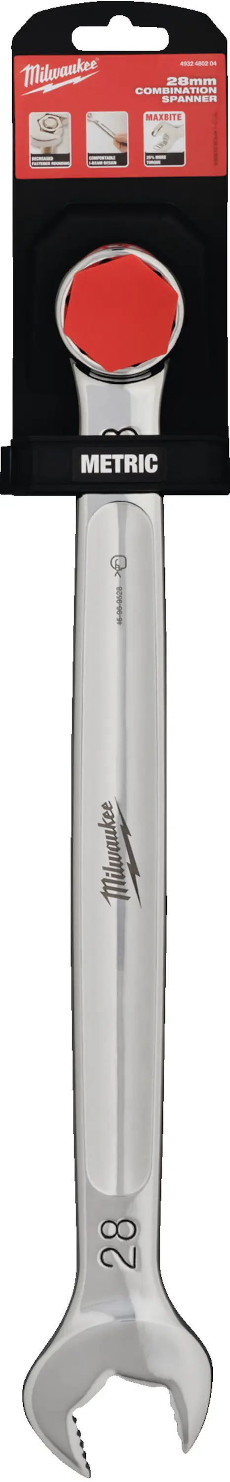 Očkoplochý klíč Milwaukee 28 mm MAX BITE, 4932480204