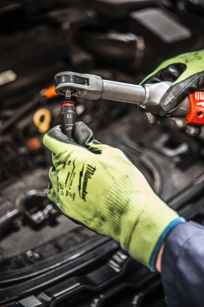 Průmyslová hlavice SHOCKWAVE™ IMPACT DUTY 3/8" 6 mm Milwaukee 4932480263, krátká (MI4932480263)