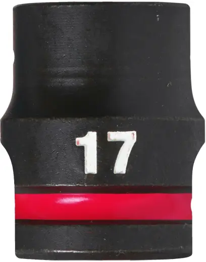 160595-nastrcna hlavice 1-2 milwaukee shockwavet impact duty 17 mm, razova, kratka (mi4932480311)