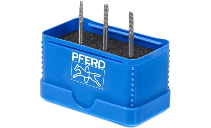 Tvrdokovové stopkové frézy Pferd SET 1403 ALLROUND - stopka 3 mm (Sada 3 ks) (PF4007220420423)