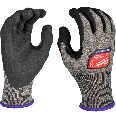 Pracovní rukavice protiprořezové Milwaukee HIGH CUT, ochrana proti proříznutí F, velikost 8 (M), 1 pár, 4932492041