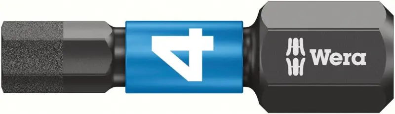 Bit Impaktor 1/4" DIN 312 6 C6,3 vnitřní šestihran 4 x 25 mm balení 10 ks We ra