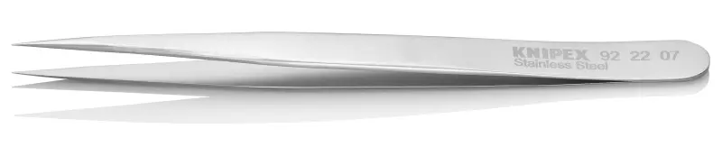 Přesná pinzeta 125 mm pro jemnou mechaniku Knipex 92 22 07 - zašpičatělý tvar (K 92 22 07)