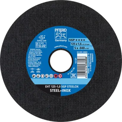 Řezací kotouč 125 mm Pferd EHT 125-1,0 SGP STEELOX (PF4007220538098)