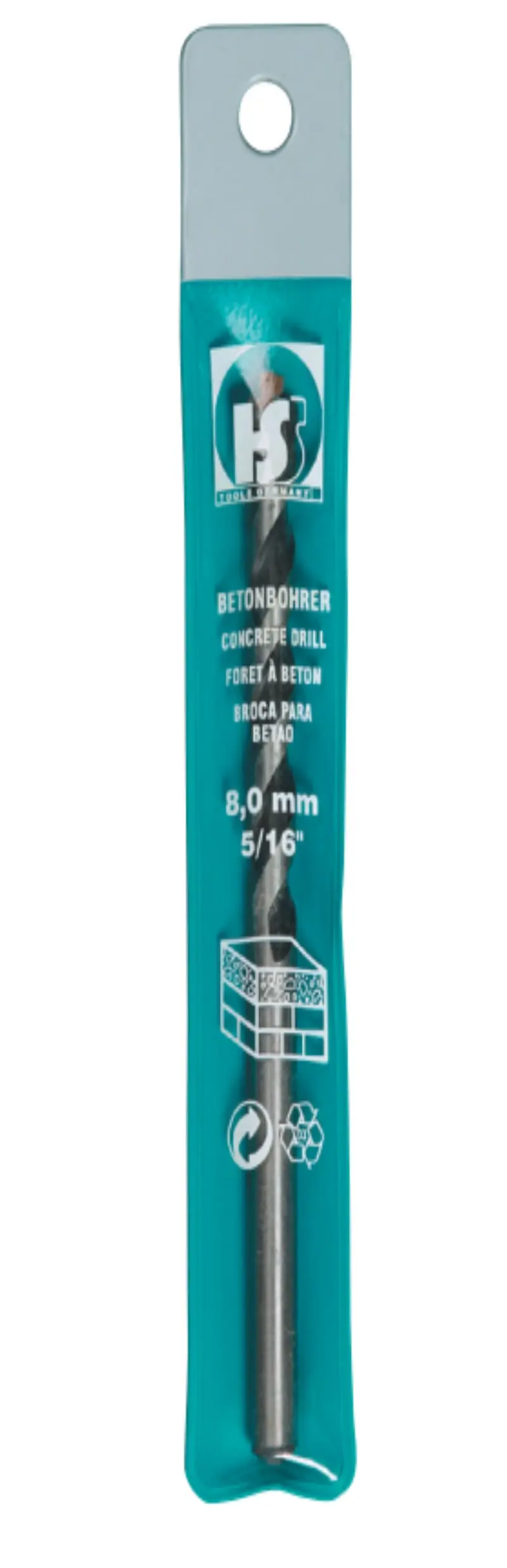 vrták do betonu tvrdokov 6,0 x 100 mm (HSS2053-1060)